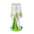 Desk lamp cup toothbrush holder